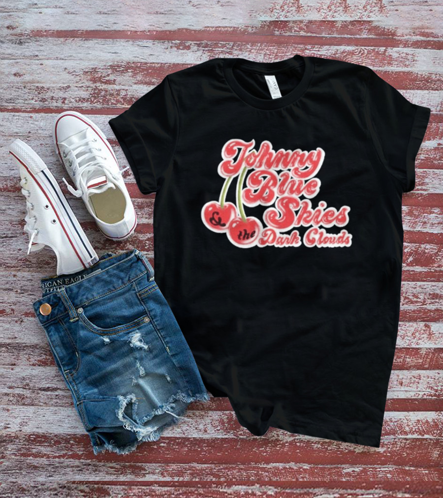 Johnny Blue Skies And The Dark Clouds Cherries T-Shirt