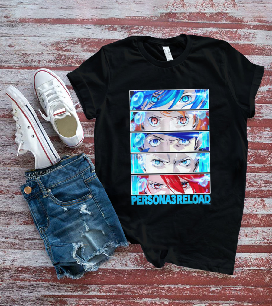 Persona 3 Reload Character Eyes Close Up T-Shirt