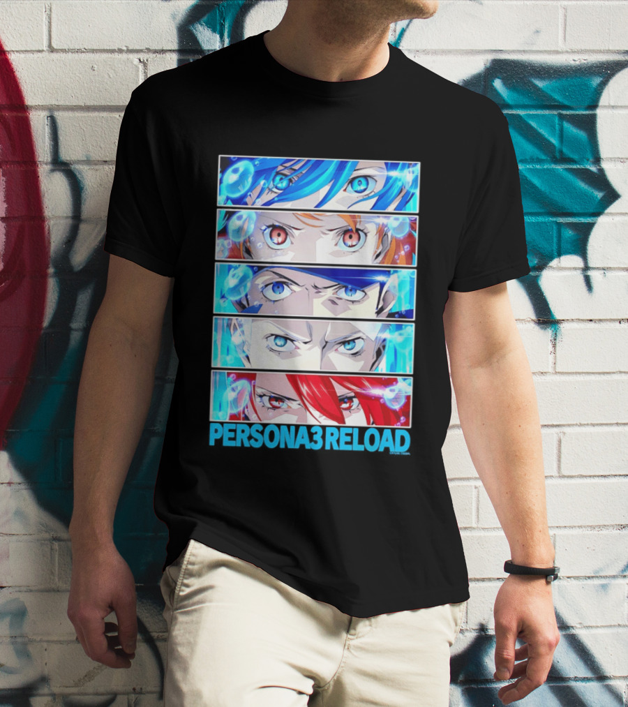 Persona 3 Reload Character Eyes Close Up T-Shirt