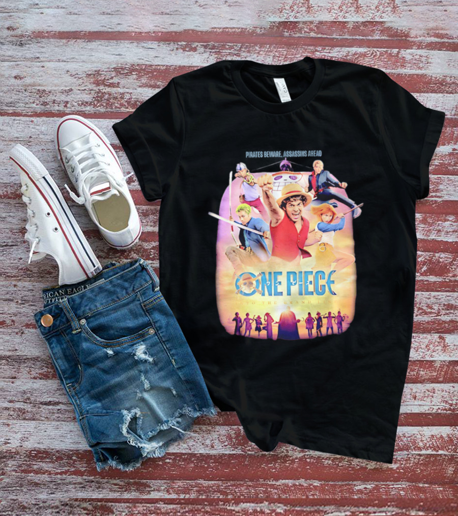 One Piece Luffy And Friends Pirates Journey To The Grand Line T-Shirt