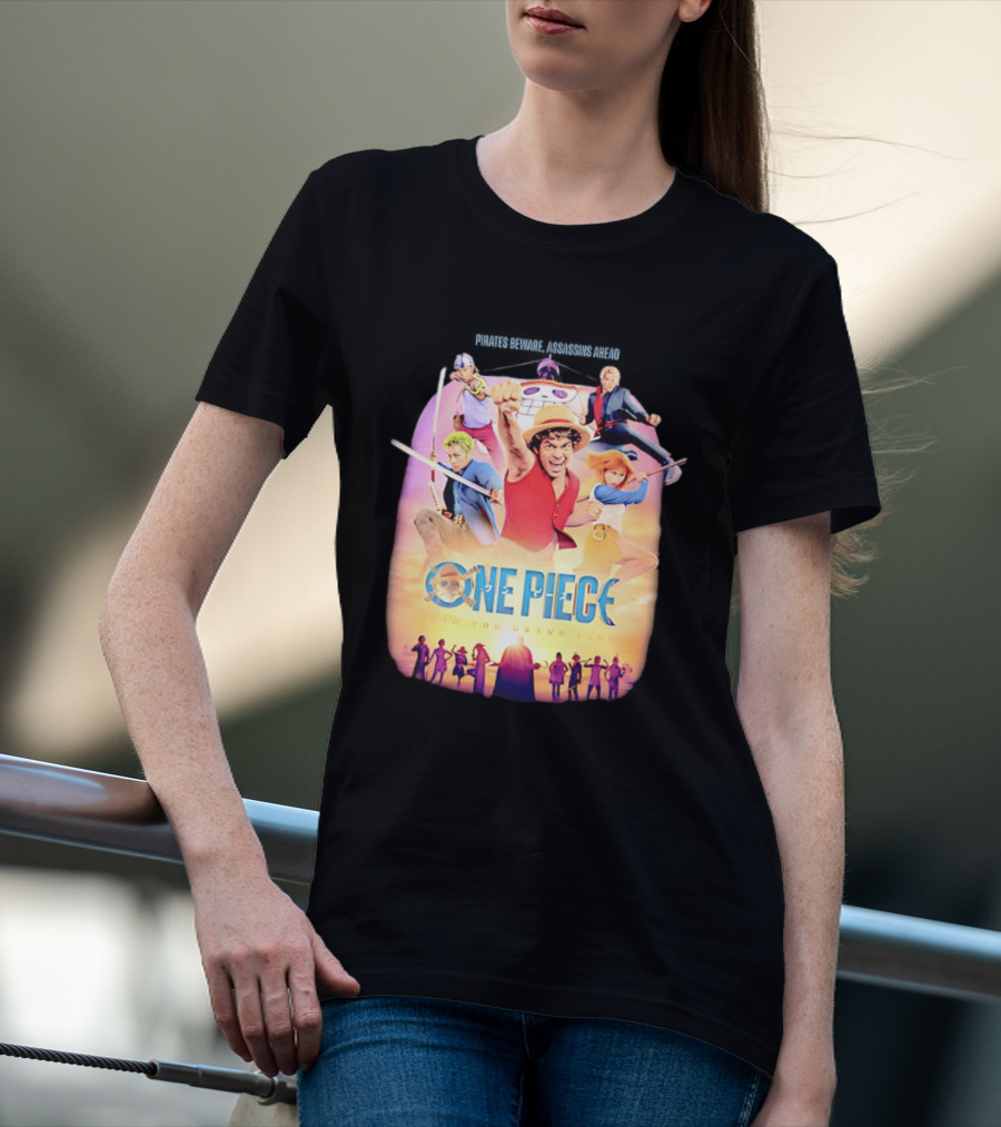 One Piece Luffy And Friends Pirates Journey To The Grand Line T-Shirt