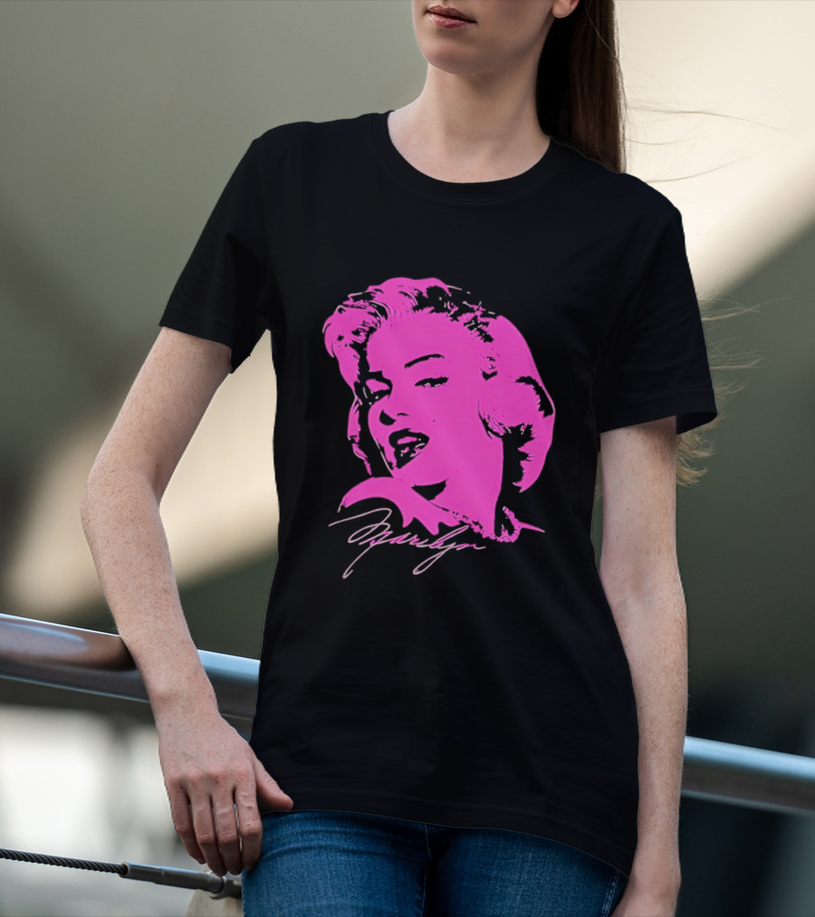 Marilyn Monroe Pink Pop T-Shirt