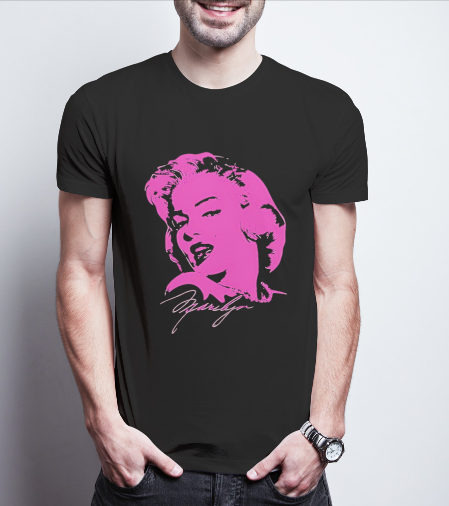 Marilyn Monroe Pink Pop T-Shirt