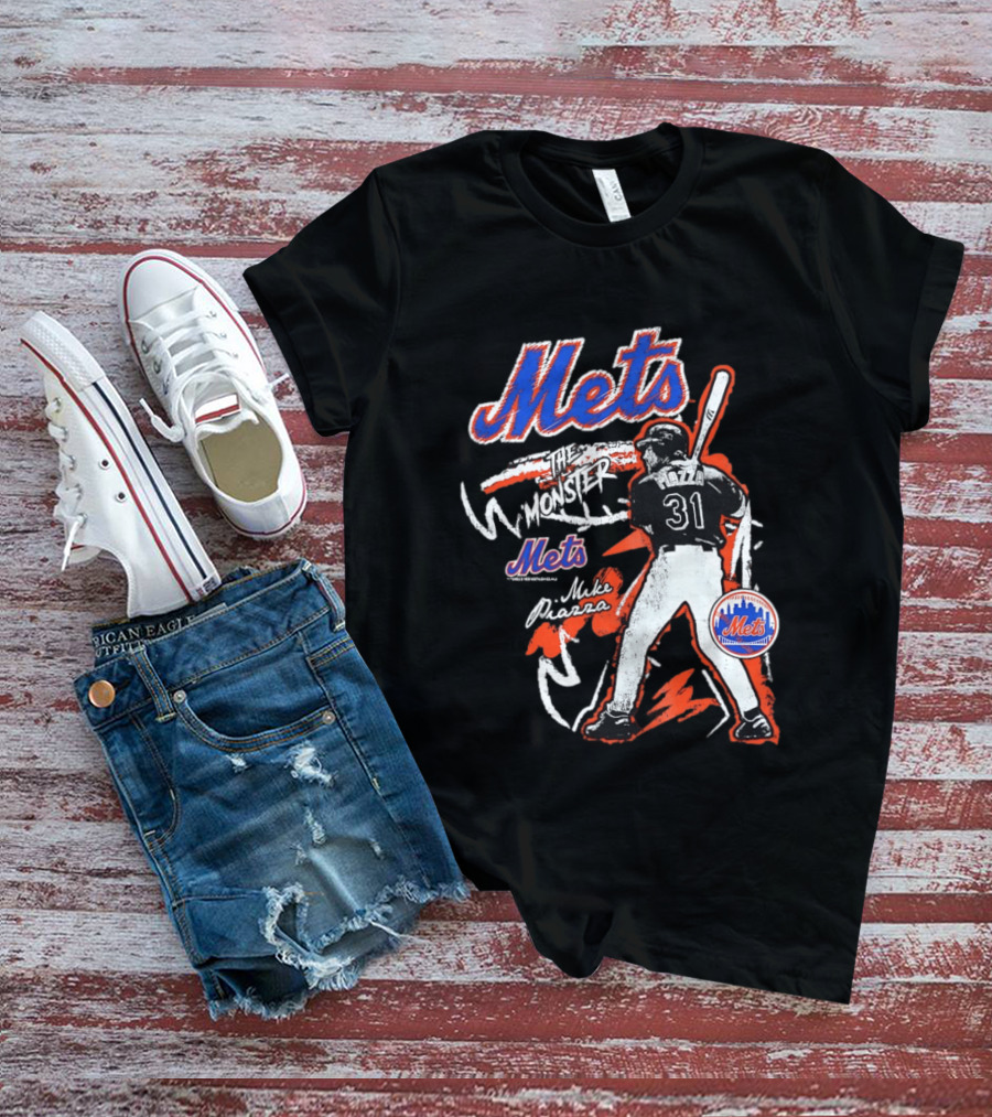 Mets Mike Piazza The Monster New York Mets 31 T-Shirt