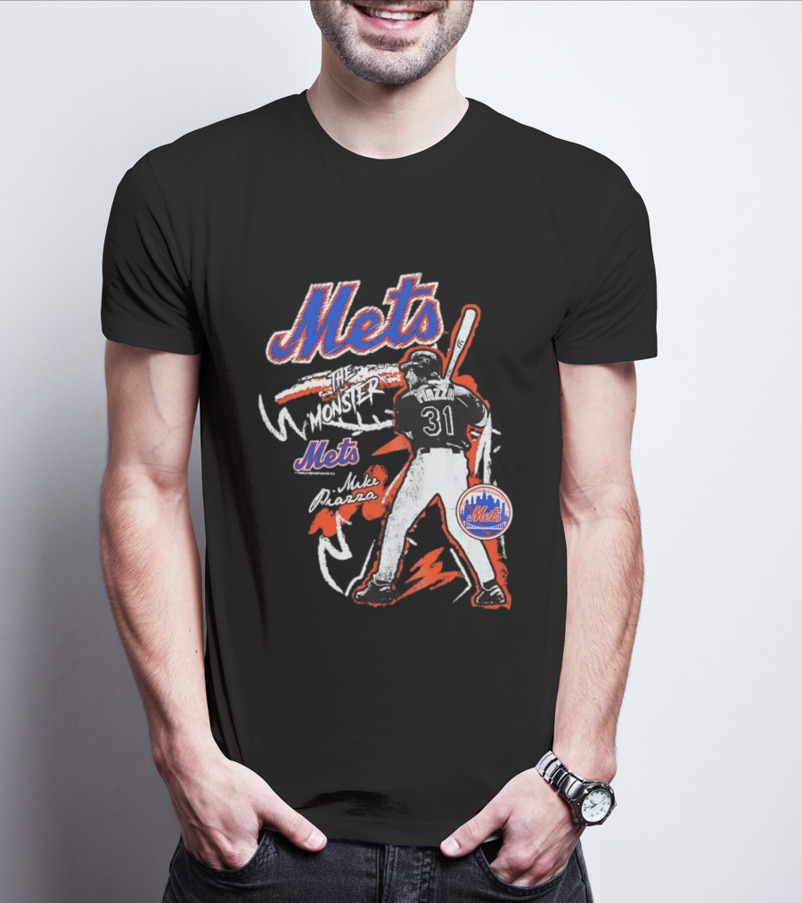 Mets Mike Piazza The Monster New York Mets 31 T-Shirt