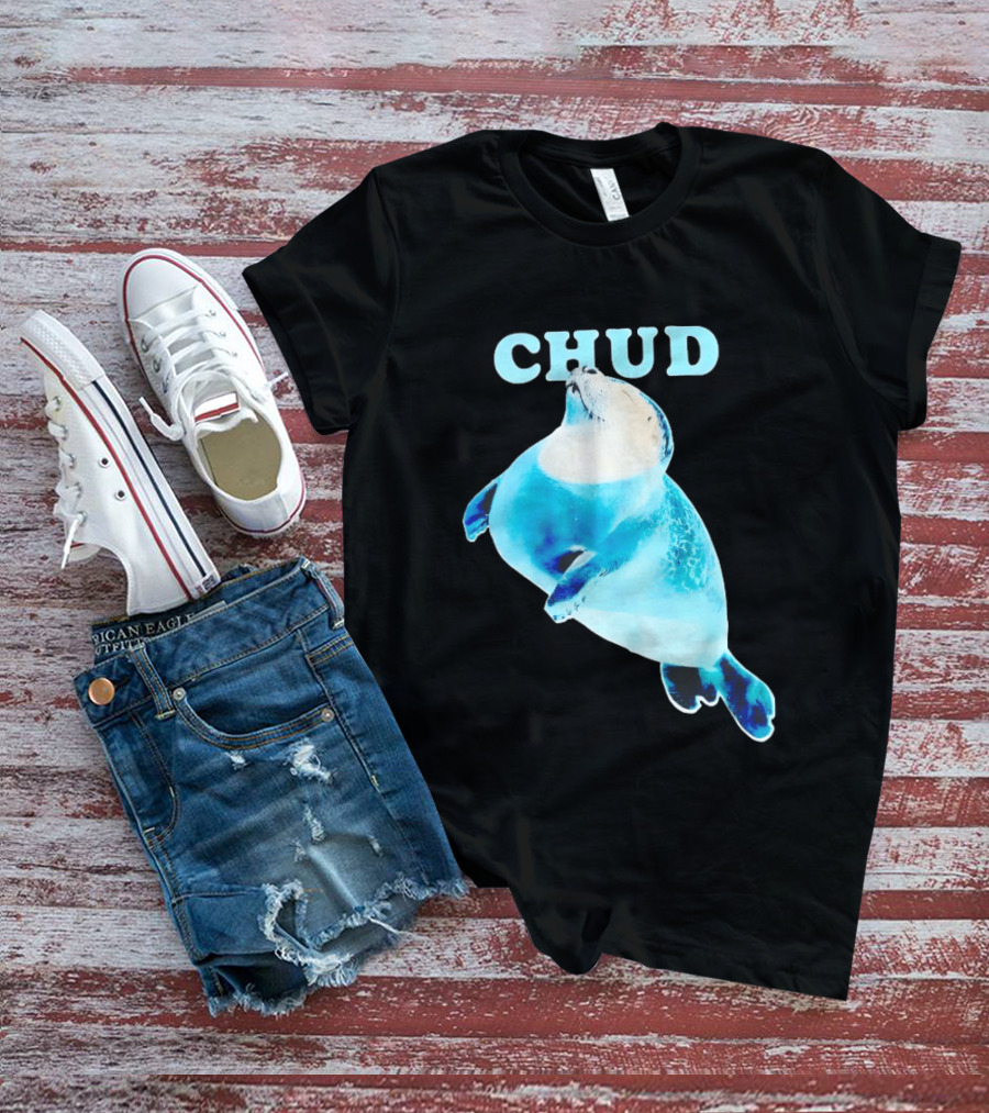 CHUD Seal Floating In Blue Water T-Shirt