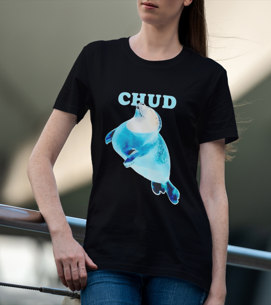 CHUD Seal Floating In Blue Water T-Shirt