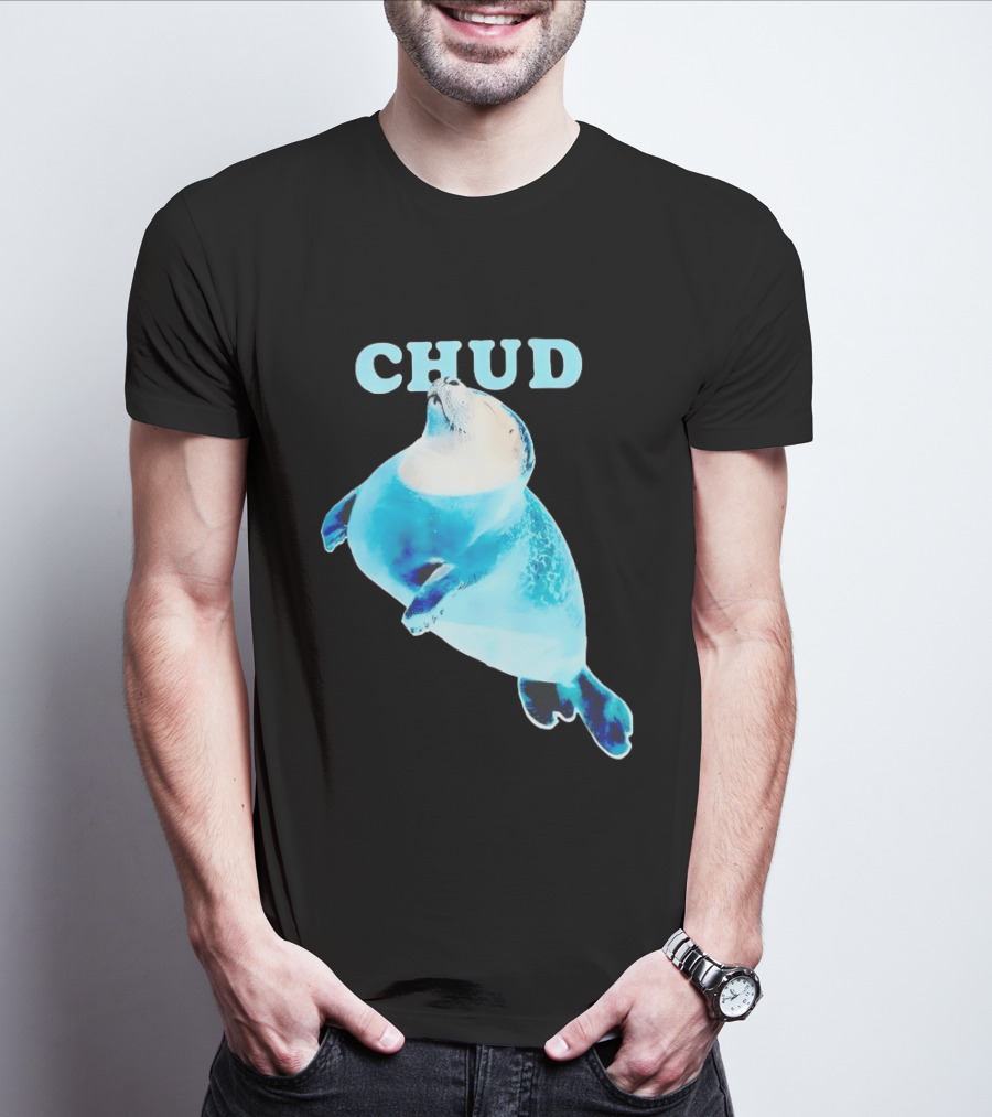 CHUD Seal Floating In Blue Water T-Shirt