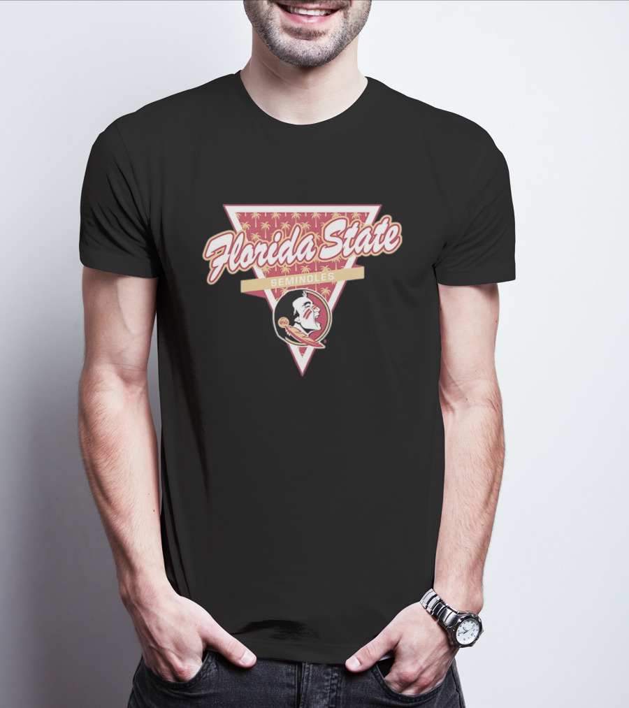 Florida State Seminoles Palm Tree Triangle T-Shirt