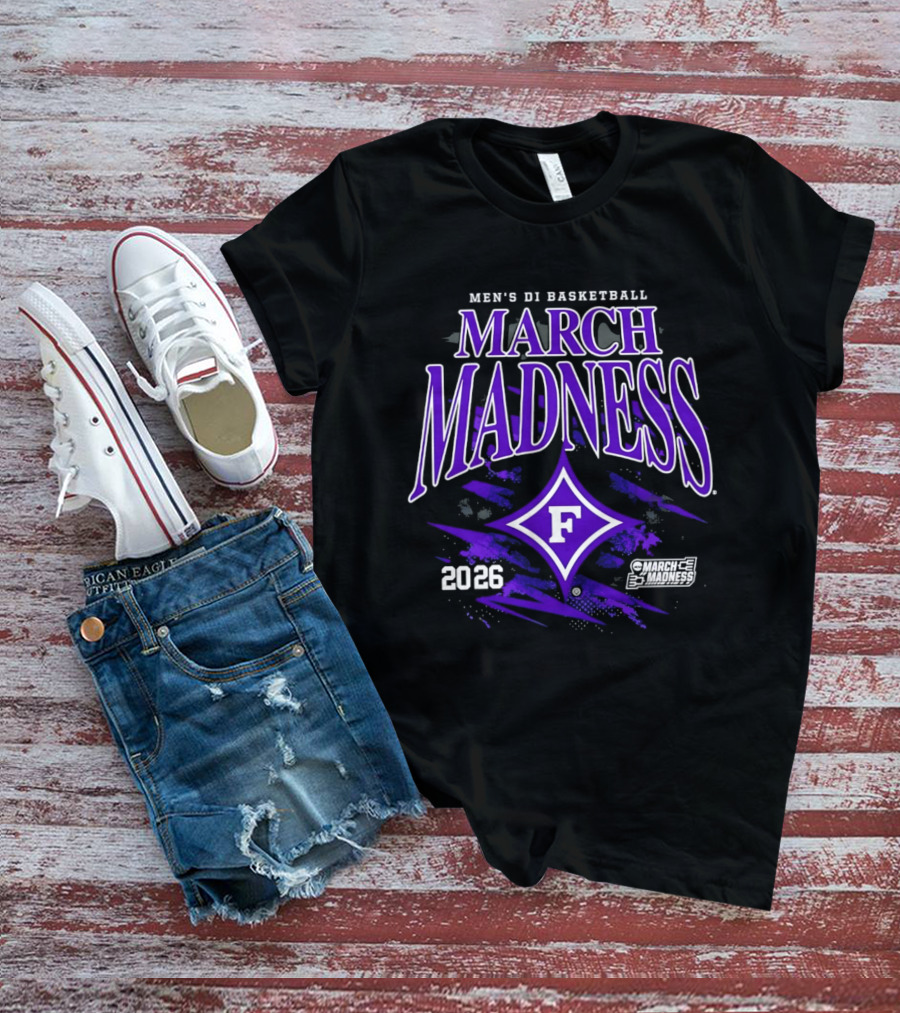 Men's DI Basketball Furman 2026 March Madness T-Shirt
