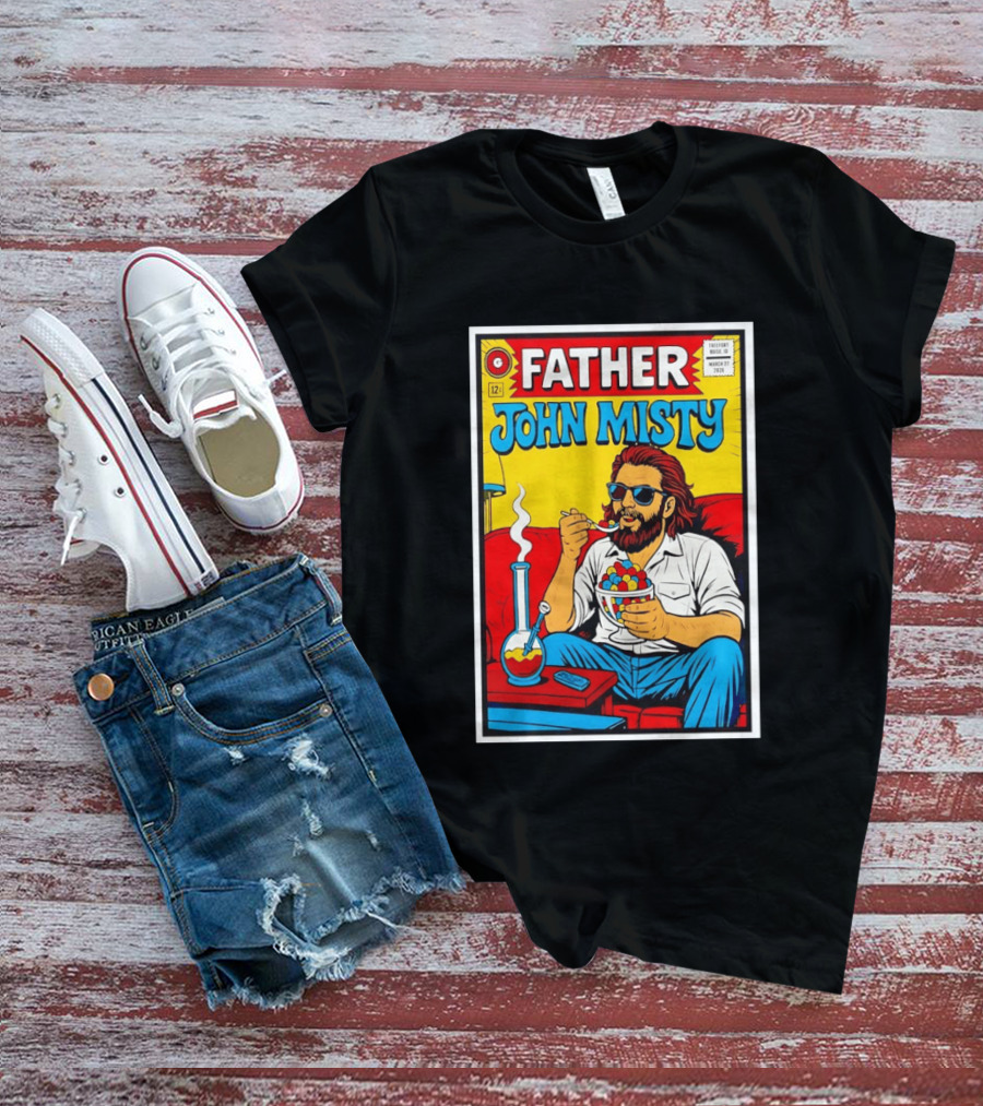 Father John Misty Trefort Music Hall March 27 2026 Comic T-Shirt
