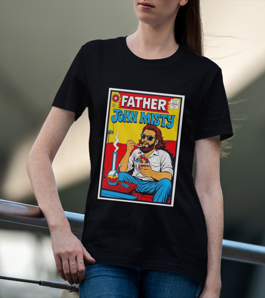 Father John Misty Trefort Music Hall March 27 2026 Comic T-Shirt