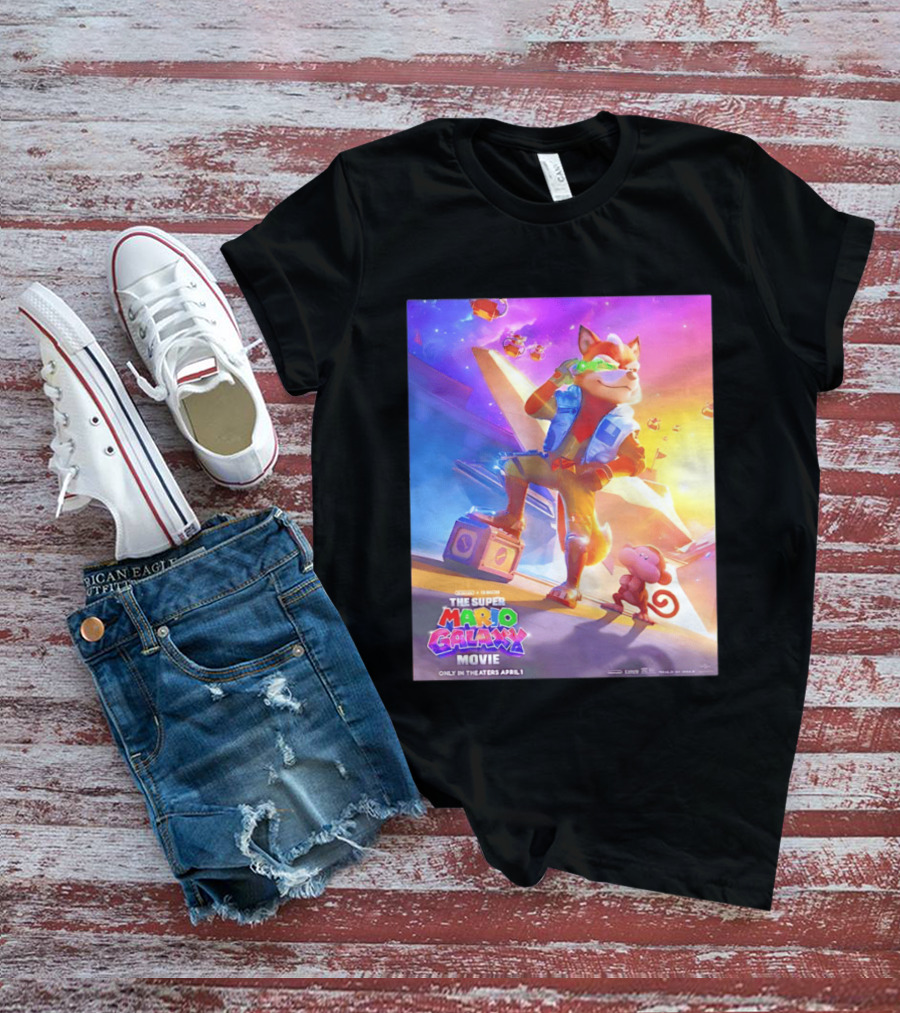 The Super Mario Galaxy Movie Featuring Fox McCloud Teaser T-Shirt