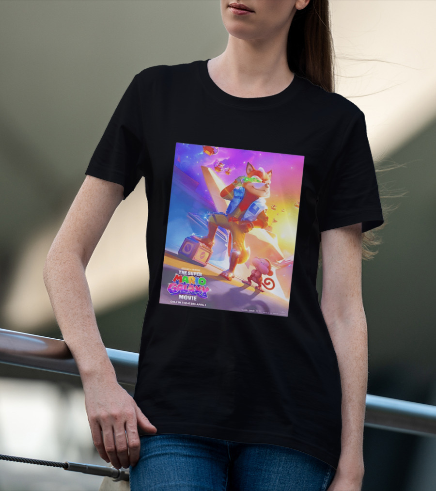The Super Mario Galaxy Movie Featuring Fox McCloud Teaser T-Shirt