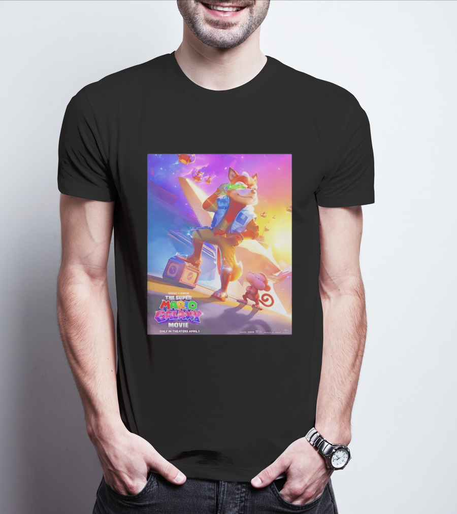The Super Mario Galaxy Movie Featuring Fox McCloud Teaser T-Shirt