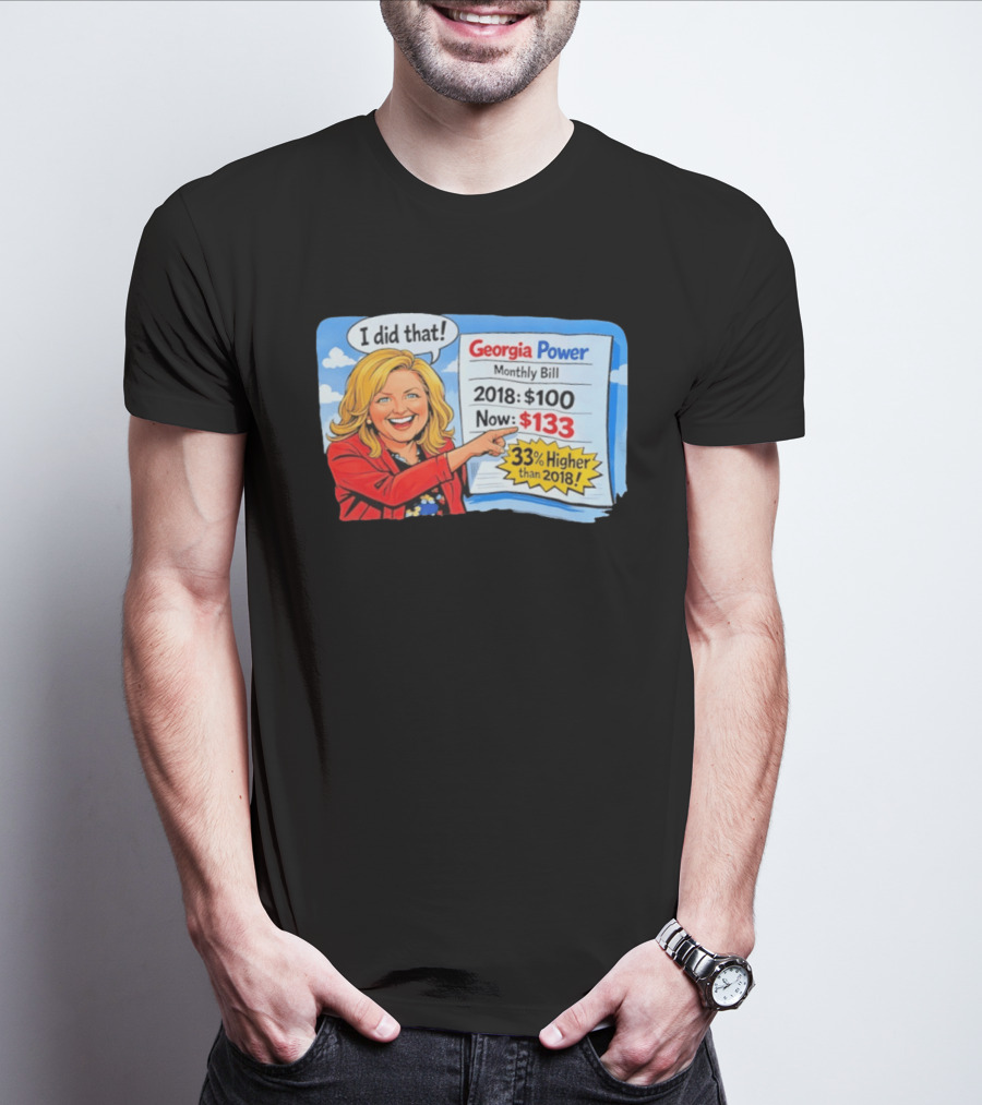 Georgia Power Monthly Bill Increase I Did That 33% Higher Than 2018 T-Shirt