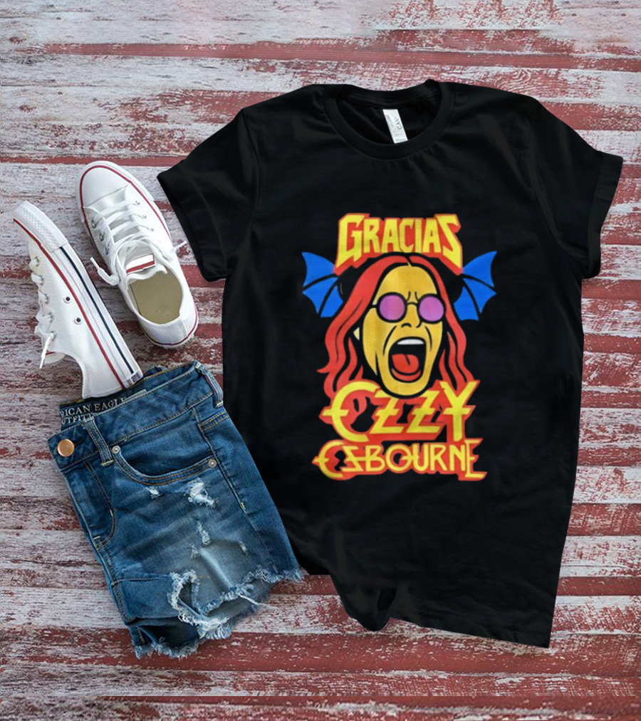 Gracias Ozzy Osbourne Colorful T-Shirt
