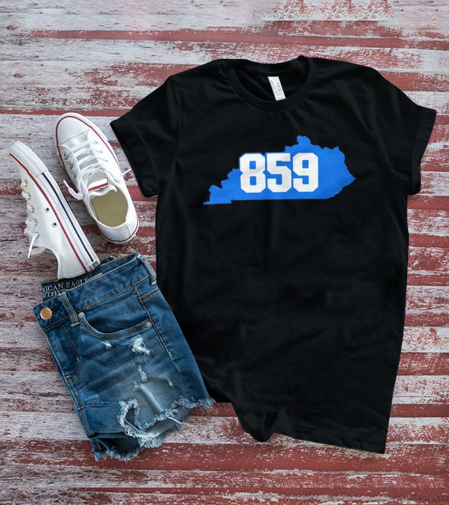 Kentucky Bluegrass Region 859 Area Code T-Shirt