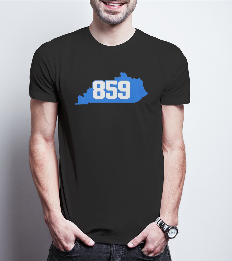 Kentucky Bluegrass Region 859 Area Code T-Shirt