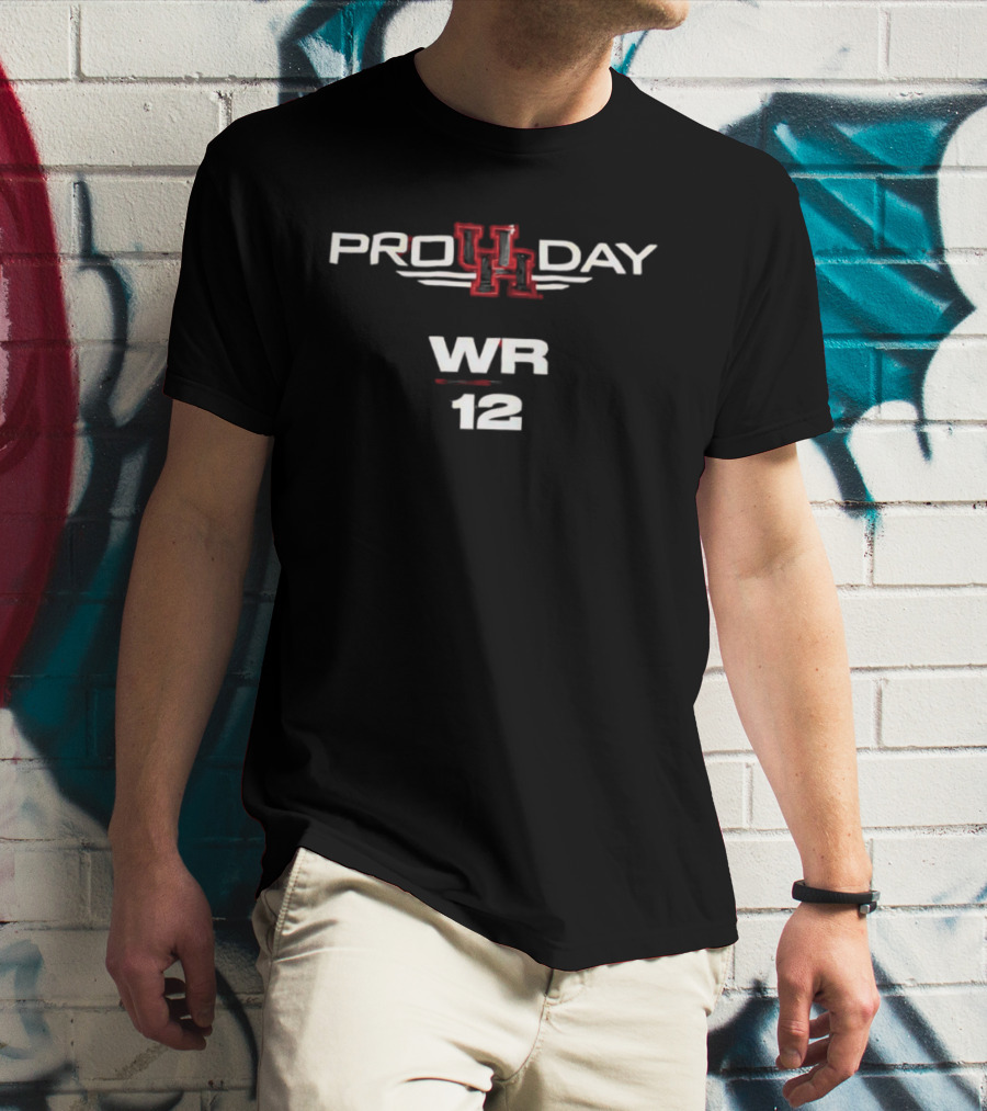 Houston Cougars Pro Day WR 12 T-Shirt
