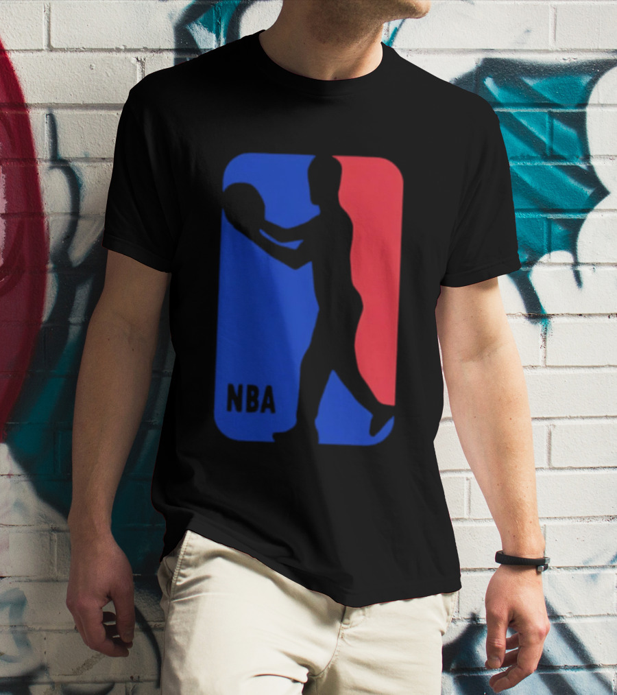 NBA Basketball Player Blue Red T-Shirt