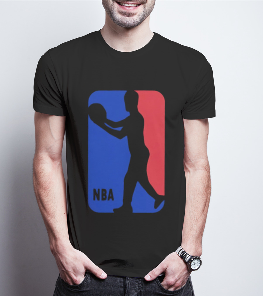 NBA Basketball Player Blue Red T-Shirt