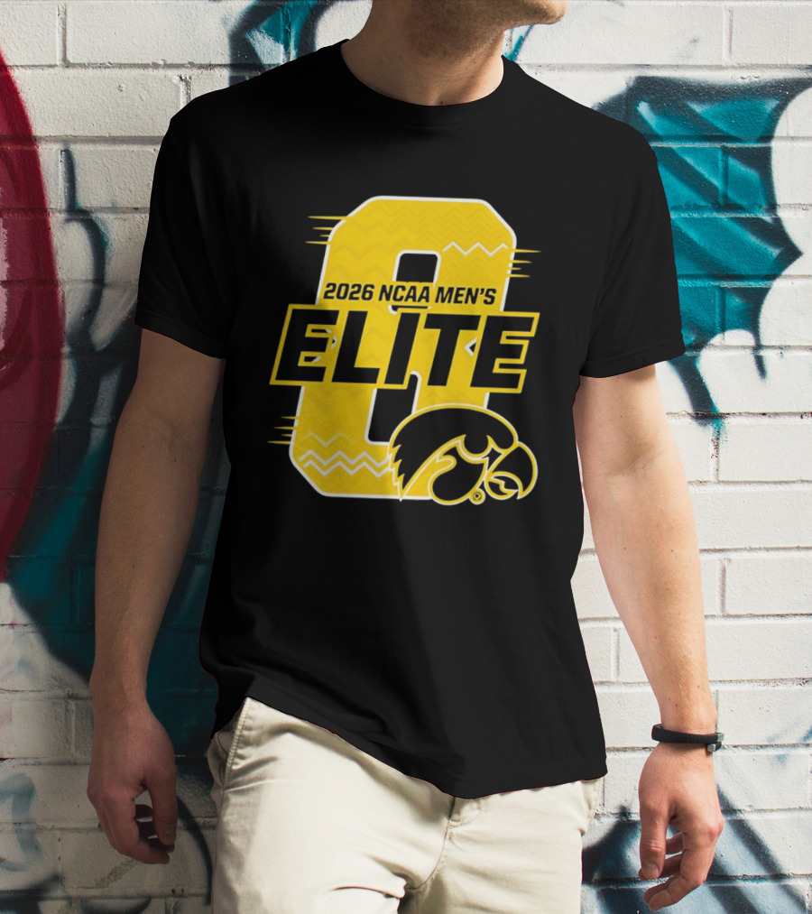 Iowa Hawkeyes 2026 NCAA Men's Elite 8 Basketball T-Shirt