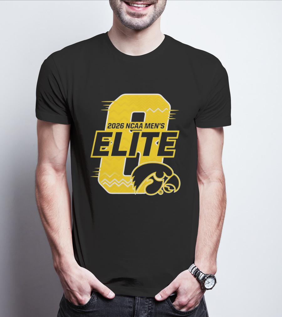 Iowa Hawkeyes 2026 NCAA Men's Elite 8 Basketball T-Shirt