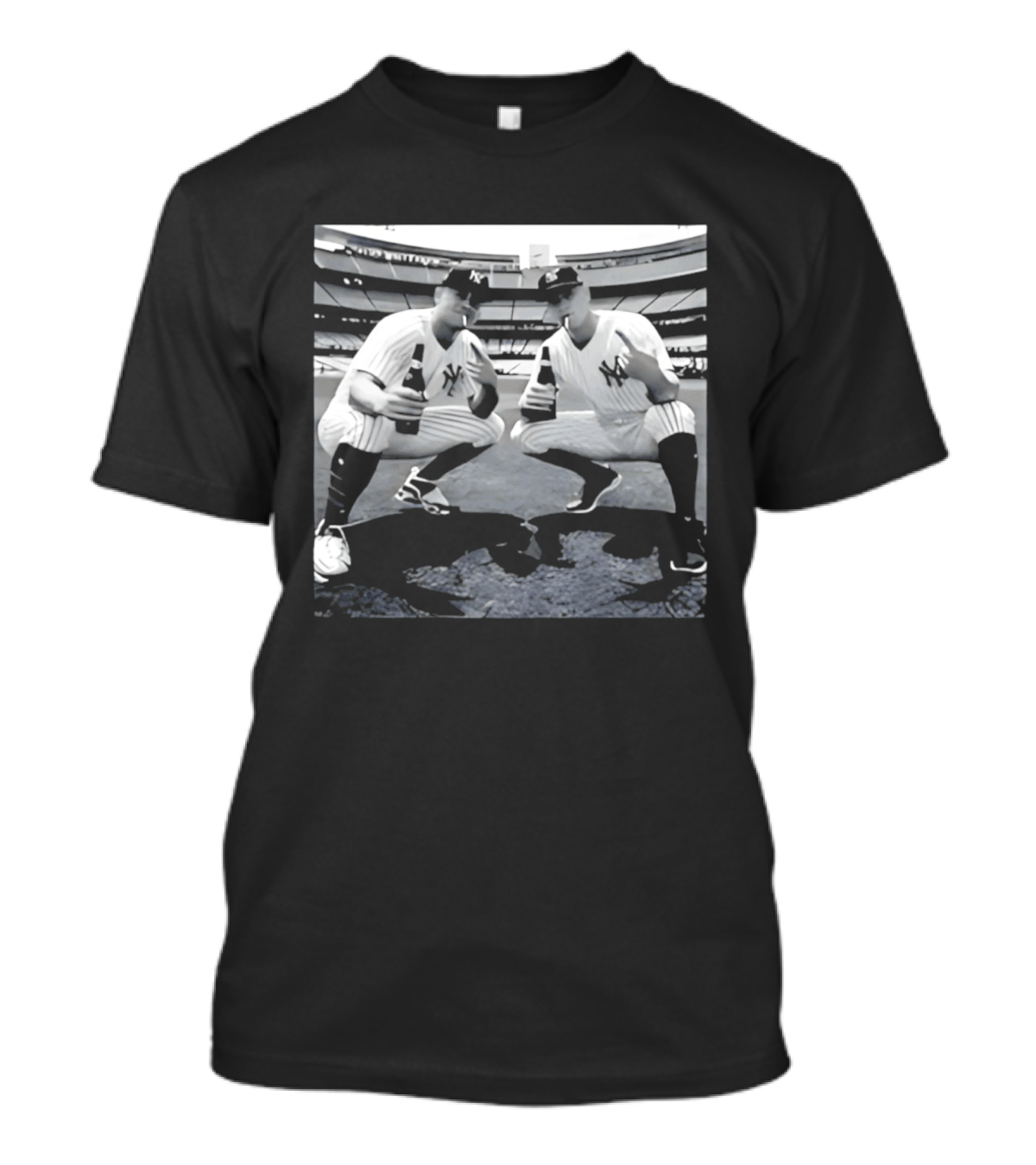New York Yankees Friends Middle Finger Beer Stadium Baseball T-Shirt