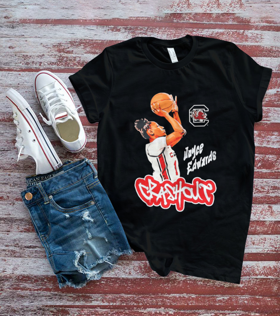 Joyce Edwards Crashout South Carolina Gamecocks Basketball T-Shirt