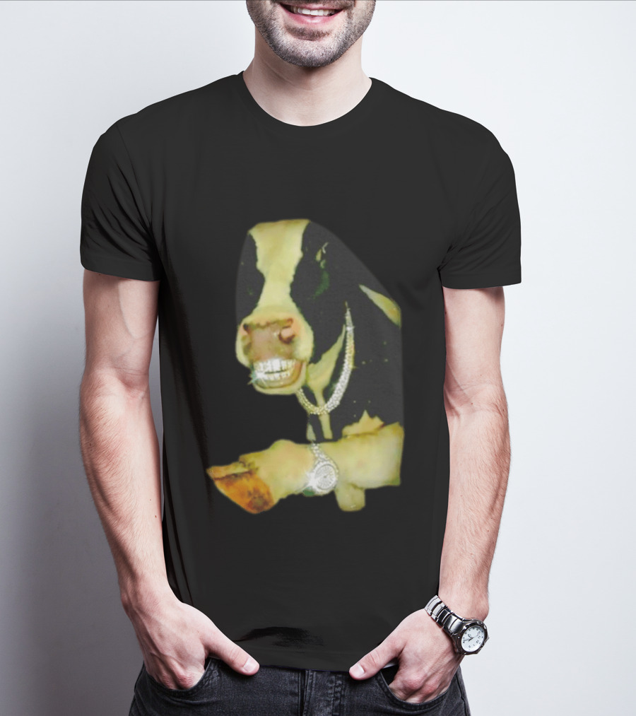 Rich Bull Grillz Bling Necklace And Jewelry T-Shirt