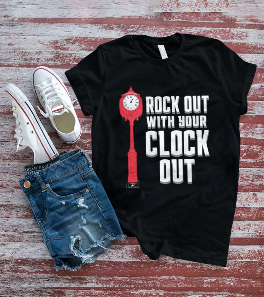 Rock Out With Your Clock Out Cincinnati Tower T-Shirt
