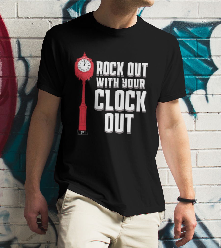 Rock Out With Your Clock Out Cincinnati Tower T-Shirt