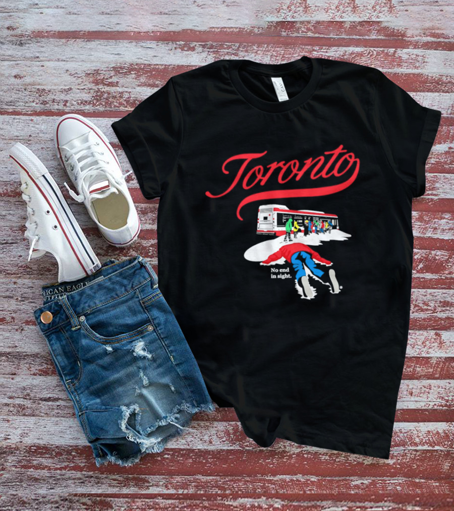 Toronto Transit Commission Bus No End In Sight T-Shirt