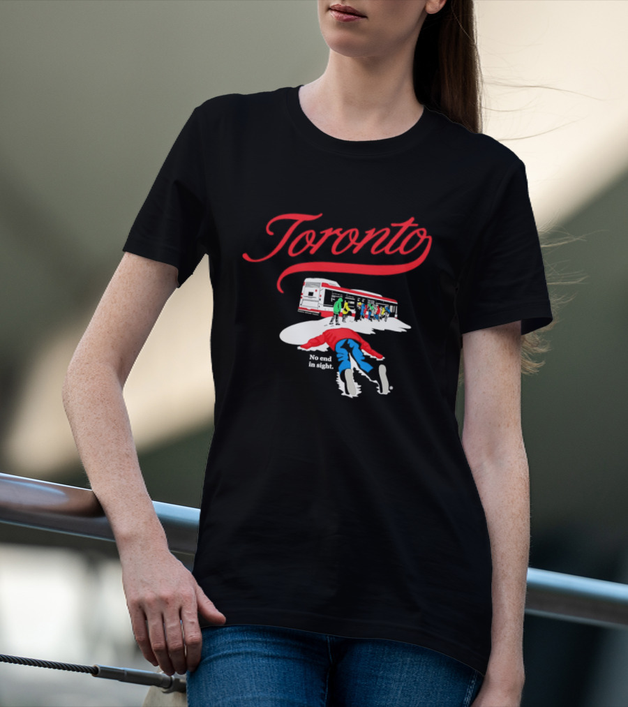 Toronto Transit Commission Bus No End In Sight T-Shirt