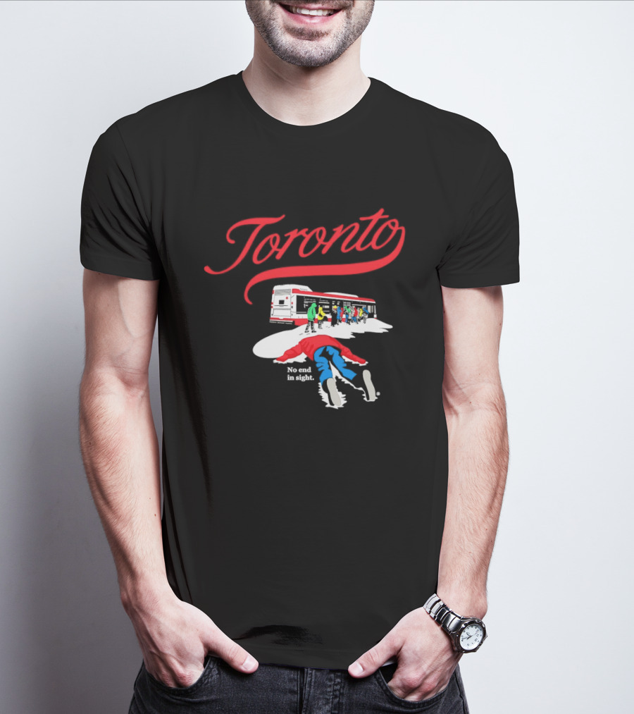 Toronto Transit Commission Bus No End In Sight T-Shirt