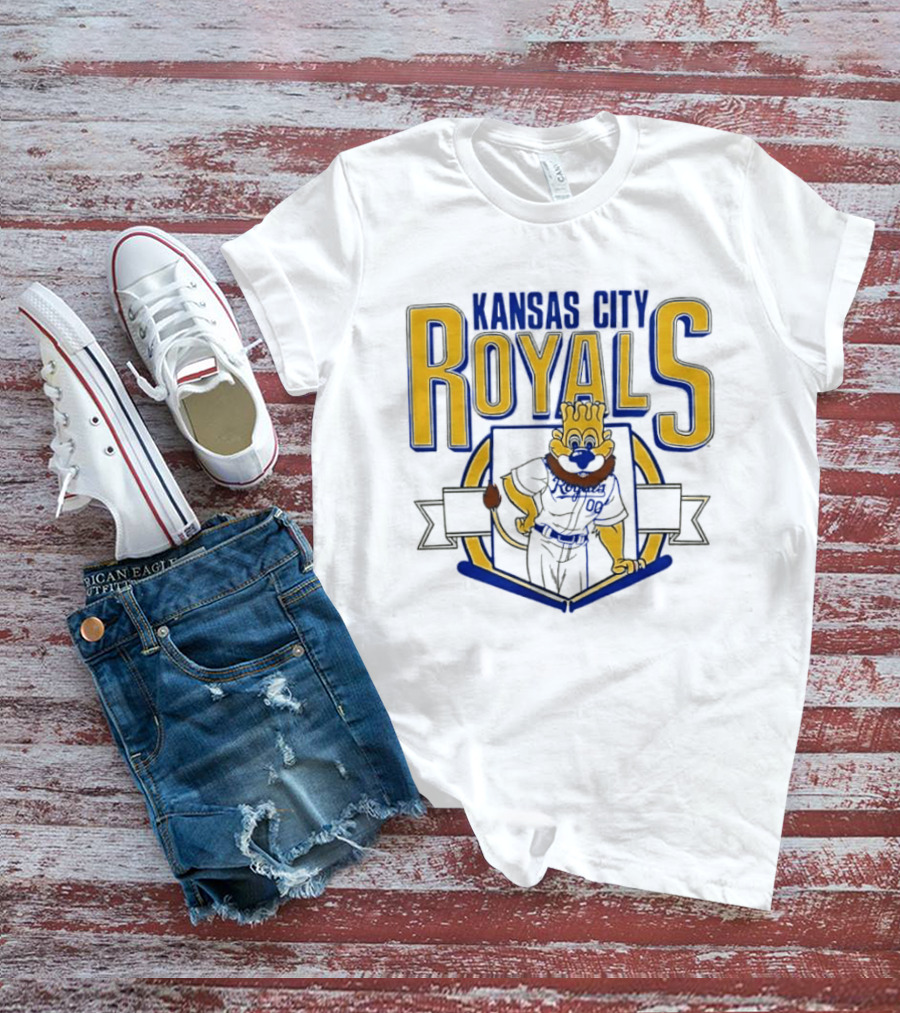 Kansas City Royals Sluggerrr Vintage Homage T-Shirt