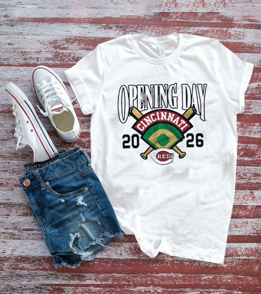 Opening Day 2026 Cincinnati Reds Baseball Event T-Shirt