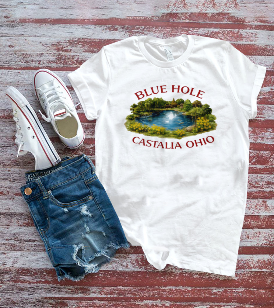Blue Hole Castalia Ohio Reminders Of Him Kenna Rowan T-Shirt