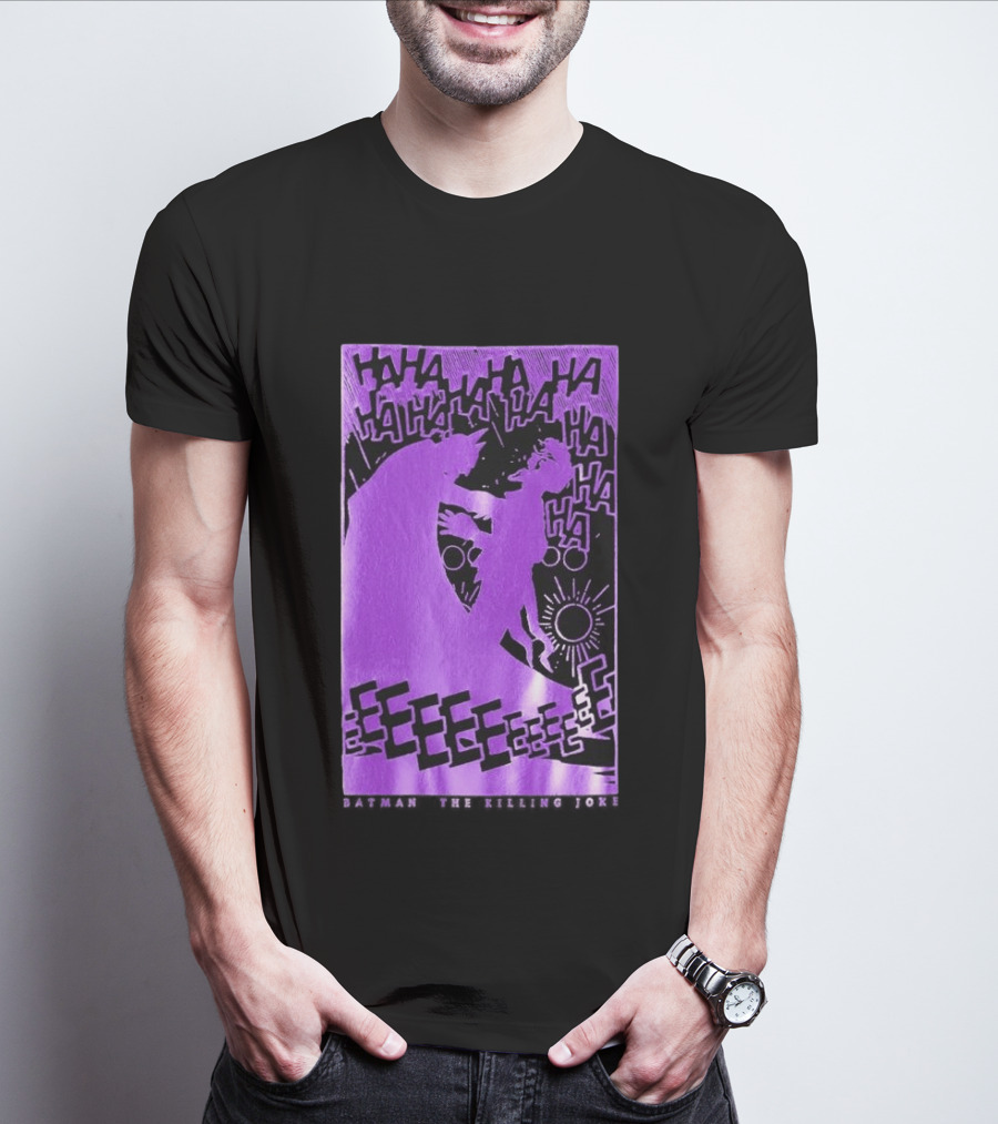 OVO X Batman X The Joker The Killing Joke Deluxe HAHAHA EEEEE T-Shirt