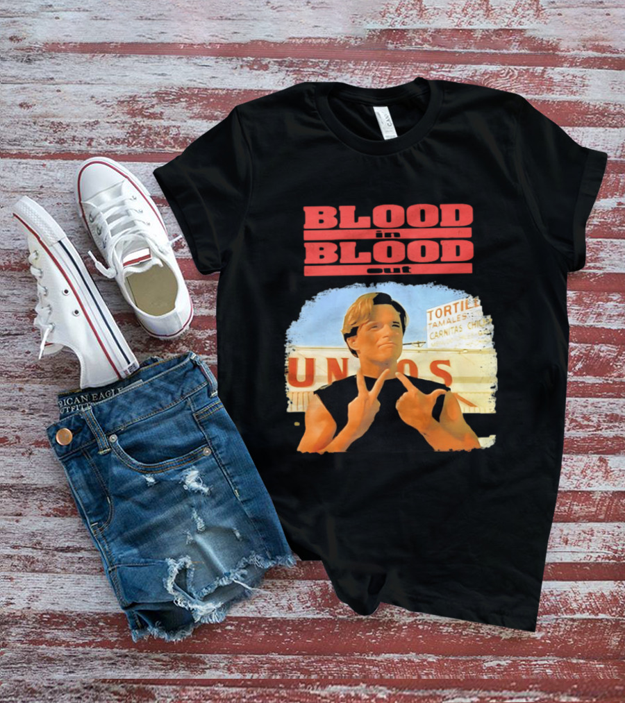 Blood In Blood Out Vatos Locos Image Tribute From Iconic Movie T-Shirt