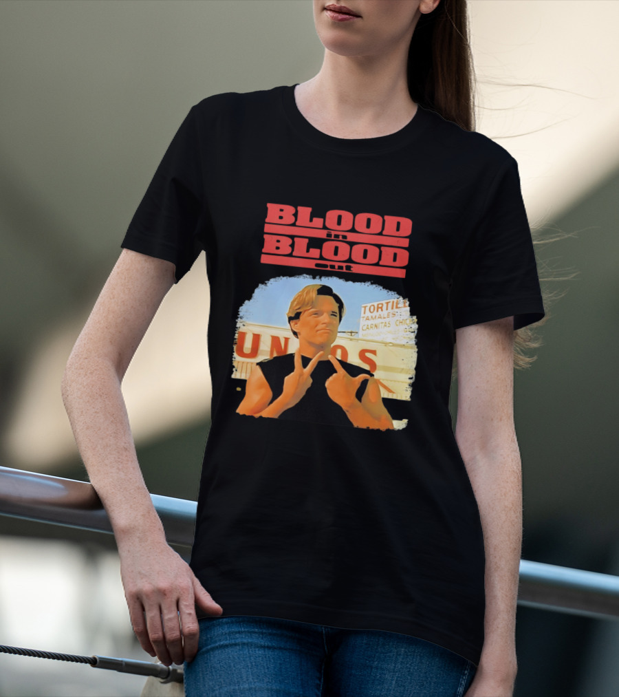 Blood In Blood Out Vatos Locos Image Tribute From Iconic Movie T-Shirt