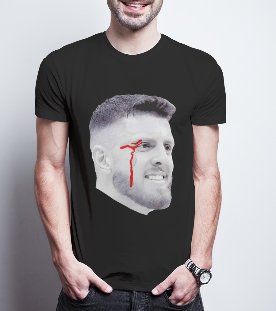 Isaiah Hartenstein IHart Bighead Bloody Face T-Shirt