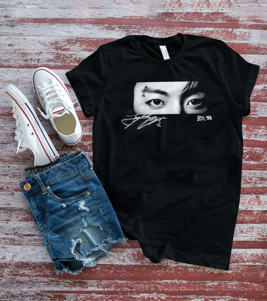 Jungkook Eyes BTS Arirang Tour Apparel K Pop Fandom Fashion T-Shirt