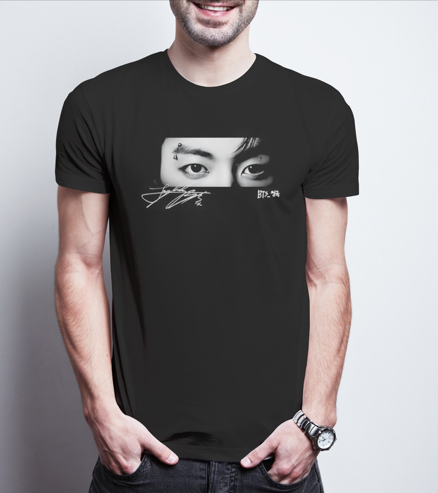 Jungkook Eyes BTS Arirang Tour Apparel K Pop Fandom Fashion T-Shirt