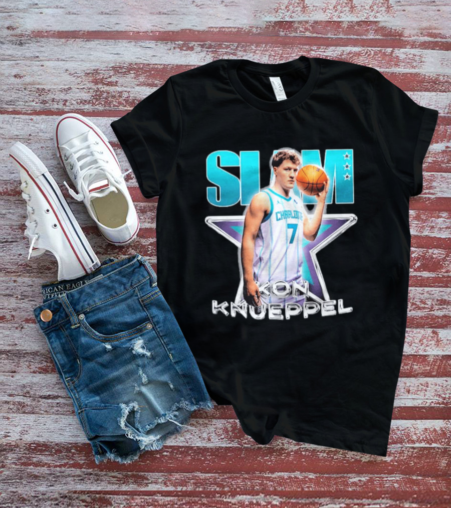 SLAM Magazine Cover April May 2026 Kon Knueppel Charlotte Basketball Issue 261 T-Shirt