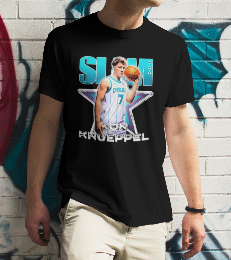 SLAM Magazine Cover April May 2026 Kon Knueppel Charlotte Basketball Issue 261 T-Shirt