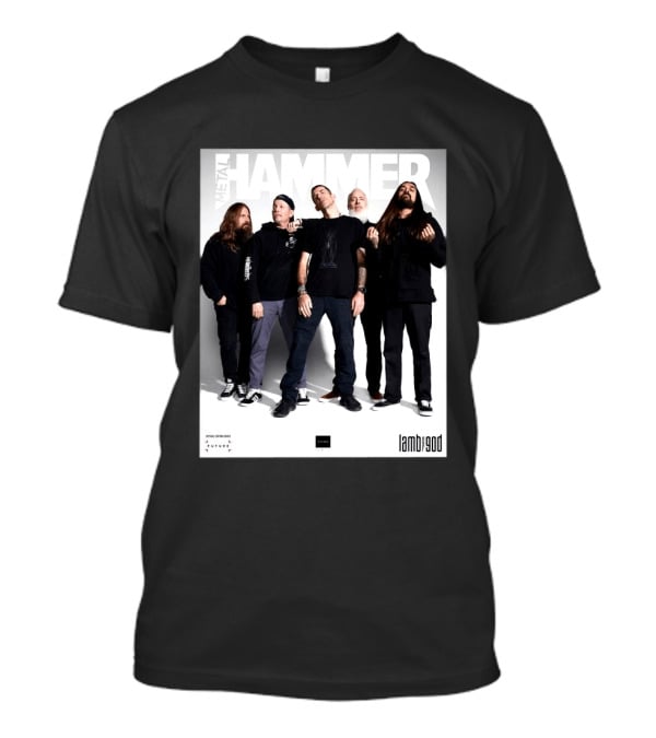 Metal Hammer Cover Featuring Lamb Of God Editorial Band Photo T-Shirt