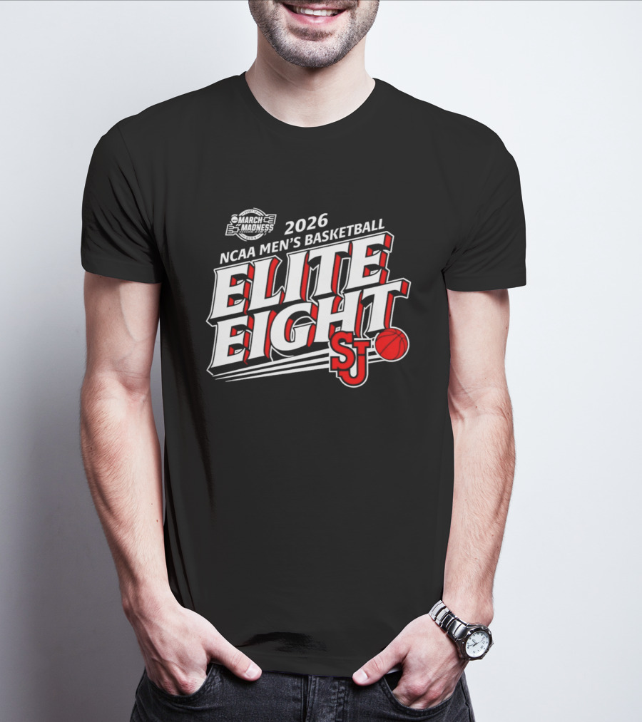 2026 NCAA Men's Basketball Elite Eight SJU T-Shirt