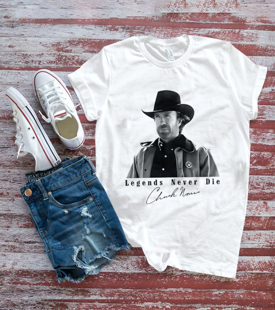 Legends Never Die Chuck Norris 2026 T-Shirt